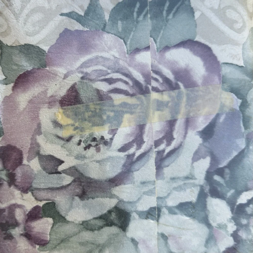 Norwall Floral Wallpaper Border Floral LavenderRose pattern. 1 Pkg. 5 yds. NIP